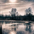 Winter am Lindenauer Hafen