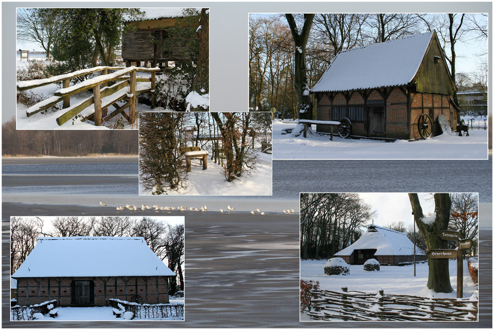 Winter am Meer ... Bad Zwischenahn , Heimatmuseum