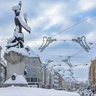 Winter am Merkurbrunnen