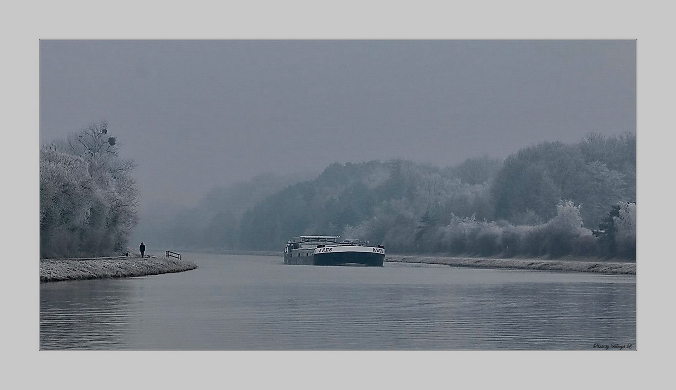 Winter am Mittellandkanal