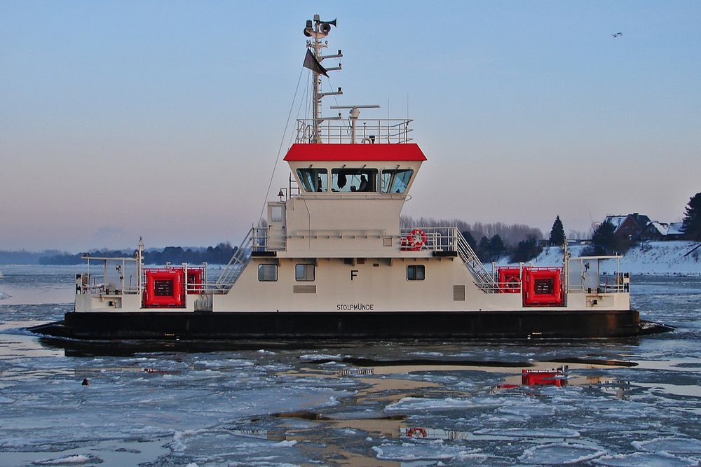 Winter am Nord-Ostsee-Kanal 