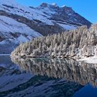  Winter am Oeschinensee! - Ce beau lac de montagne se trouve à 1578 mètres d'altitude.