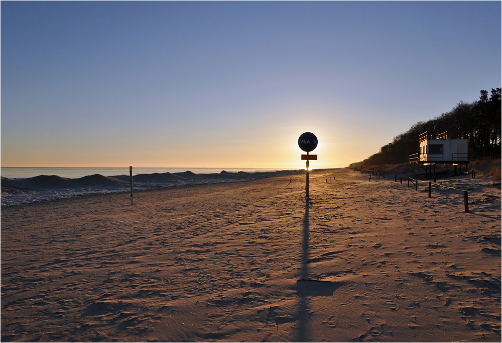 Winter am Ostseestrand