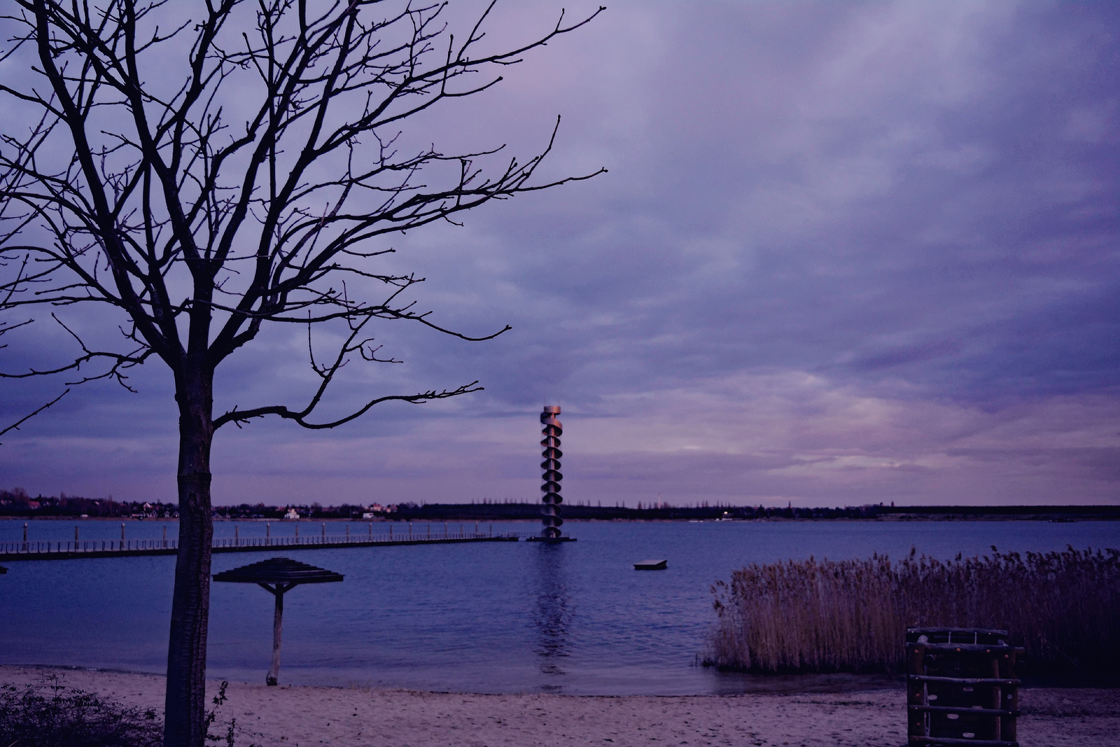 Winter am Pegelturm