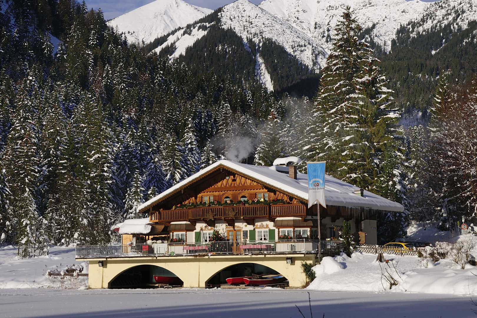 Winter am Pflegersee