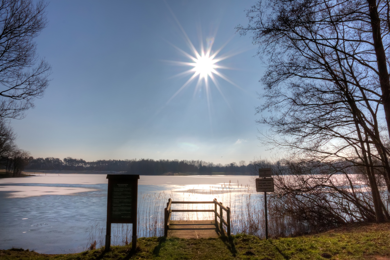 Winter am Quendorfer See