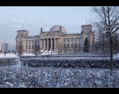Winter am Reichstag