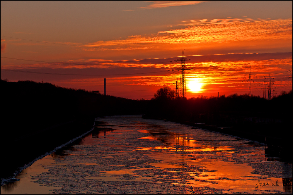 Winter am Rhein-Herne-Kanal