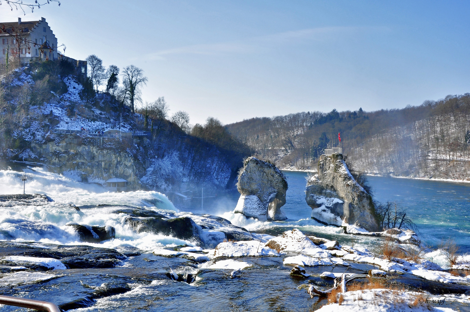 Winter am Rheinfall