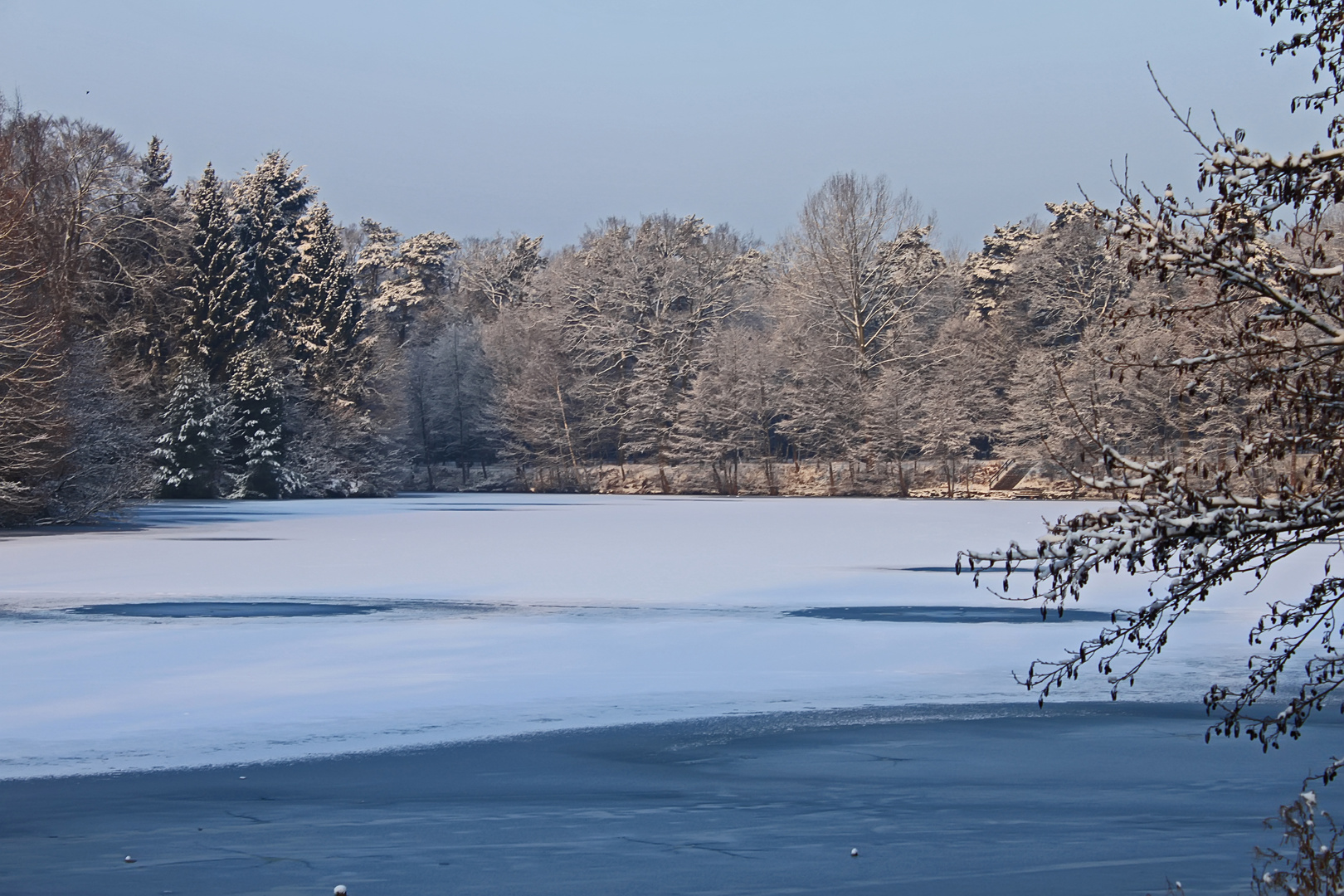 Winter am Saaler See