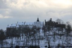 Winter am Schloss Hellenstein
