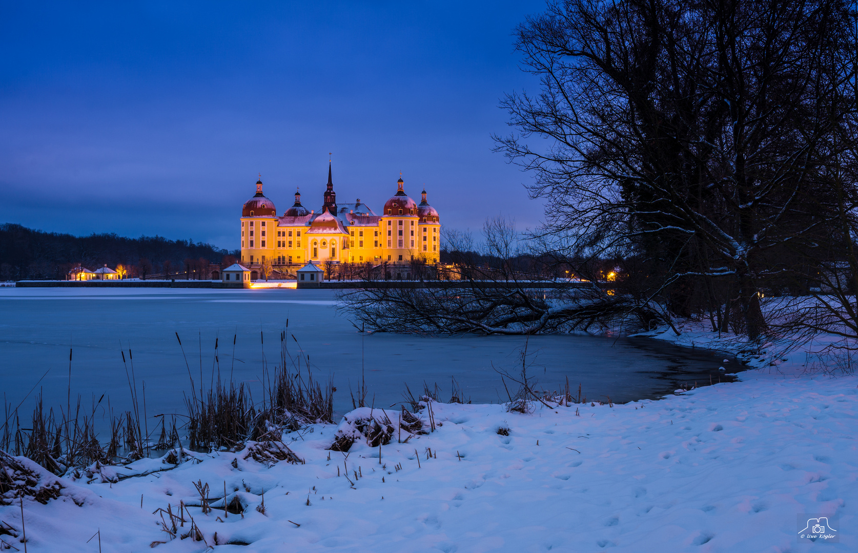 Winter am Schloss Moritzburg