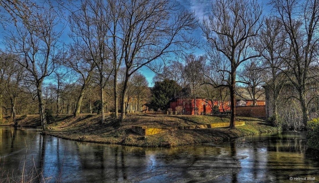 Winter am Schloss Rheydt 