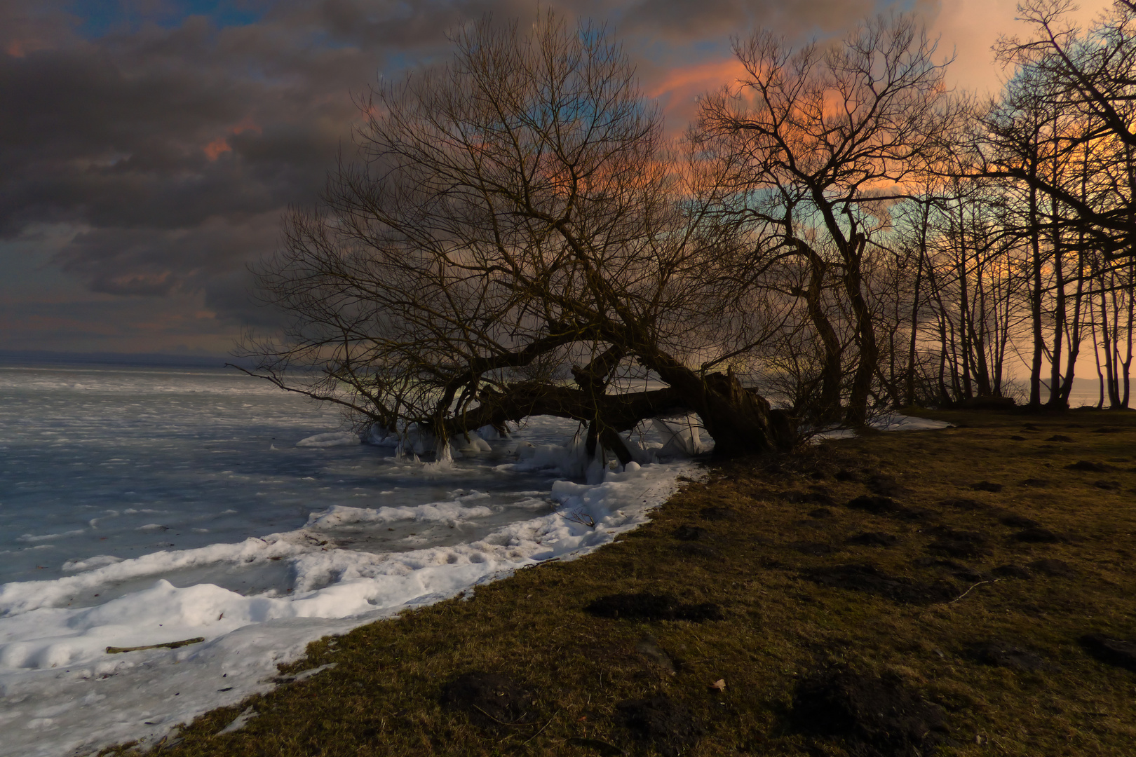 Winter am Schweriner See