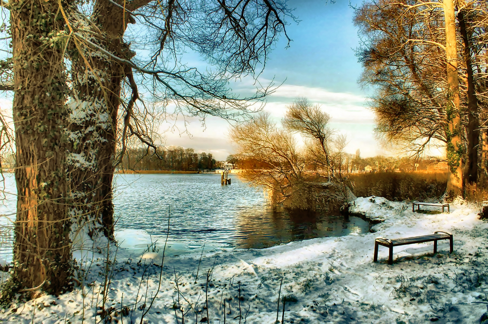 Winter am See