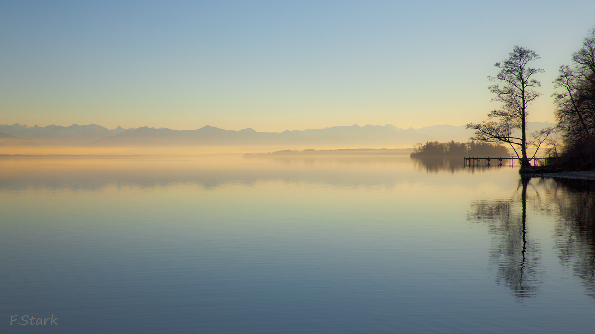 Winter am See