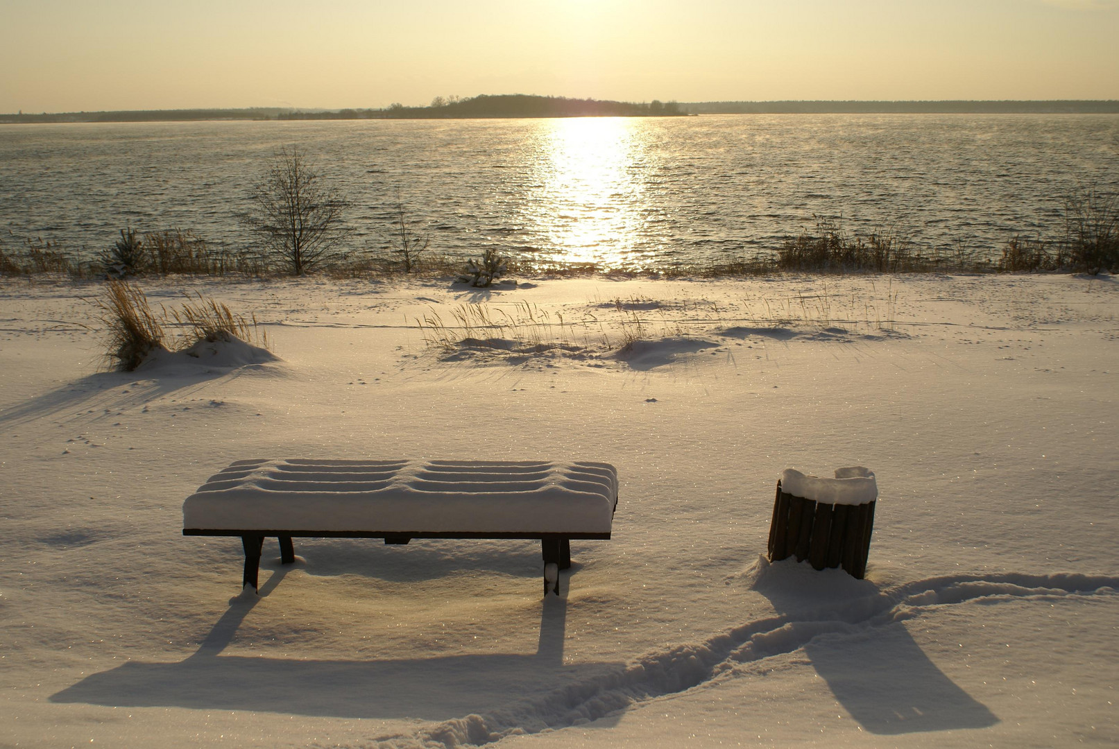 Winter am See