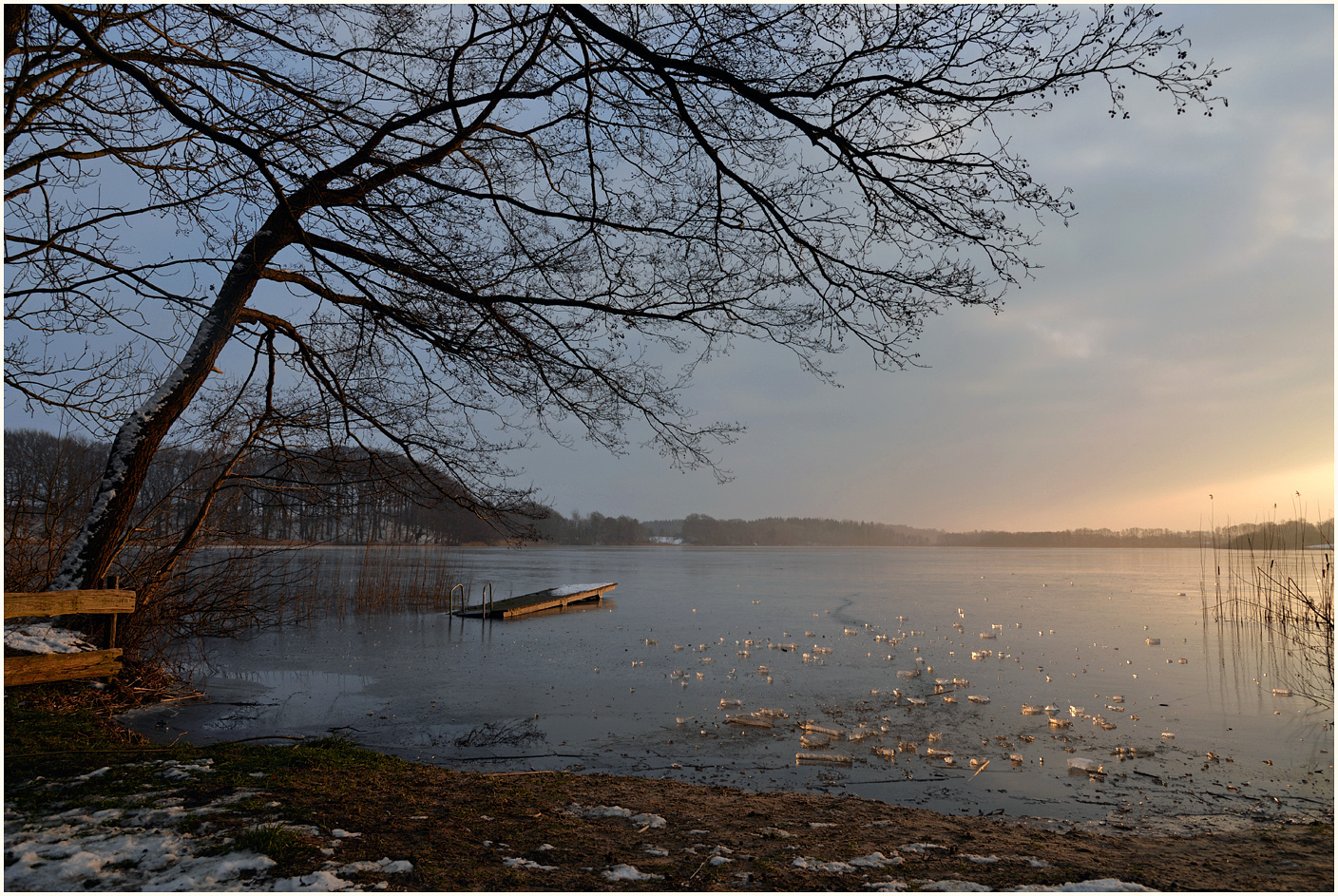 Winter am See