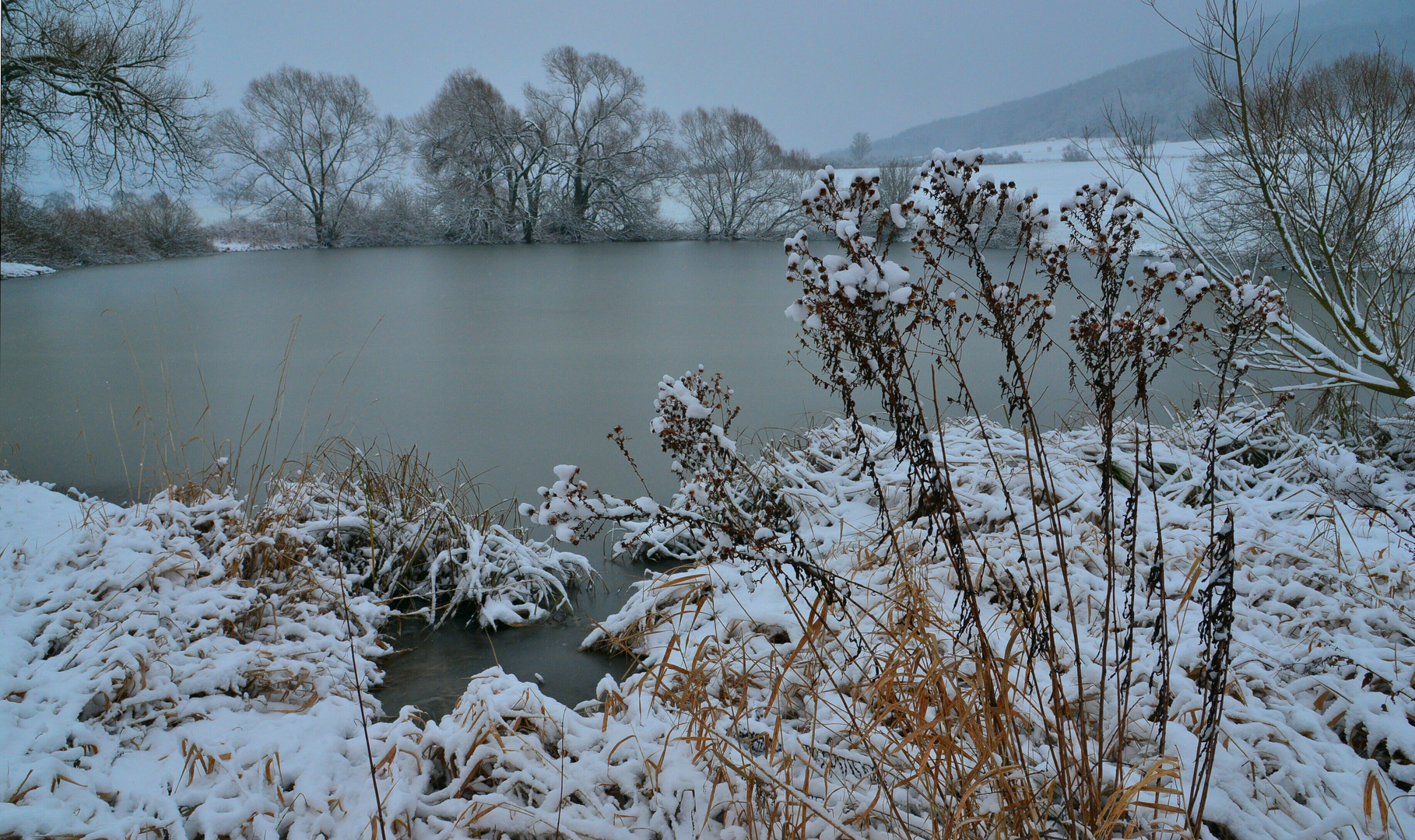 Winter am See (invierno en el lago)