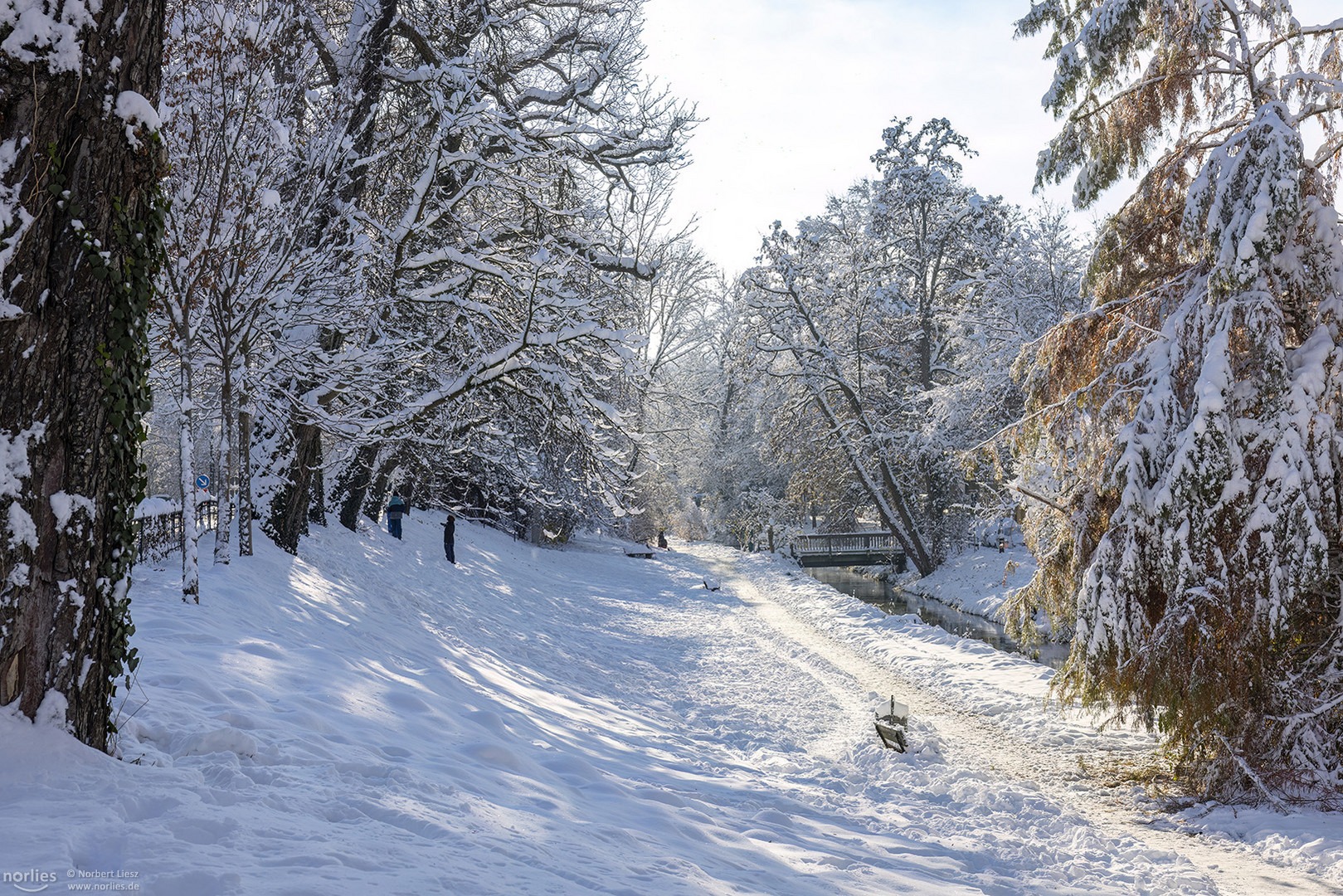 Winter am Stadtgraben