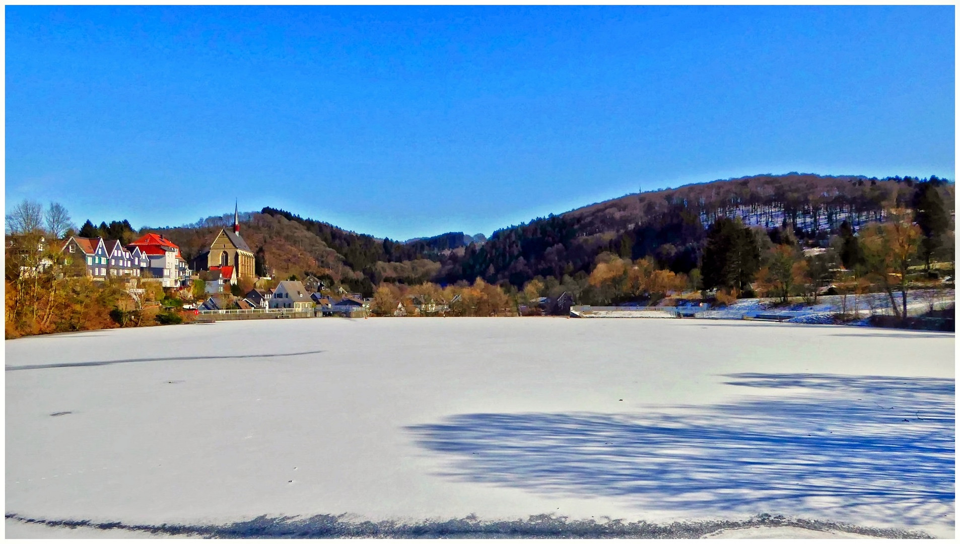 Winter am Stausee