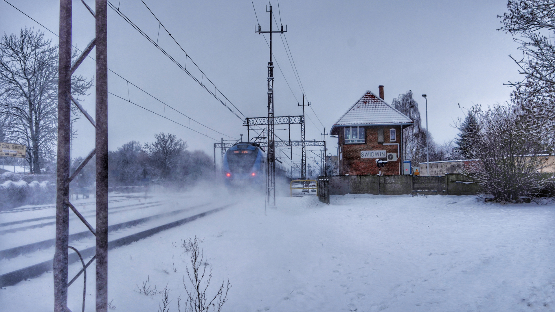 Winter am Stellwerk ....