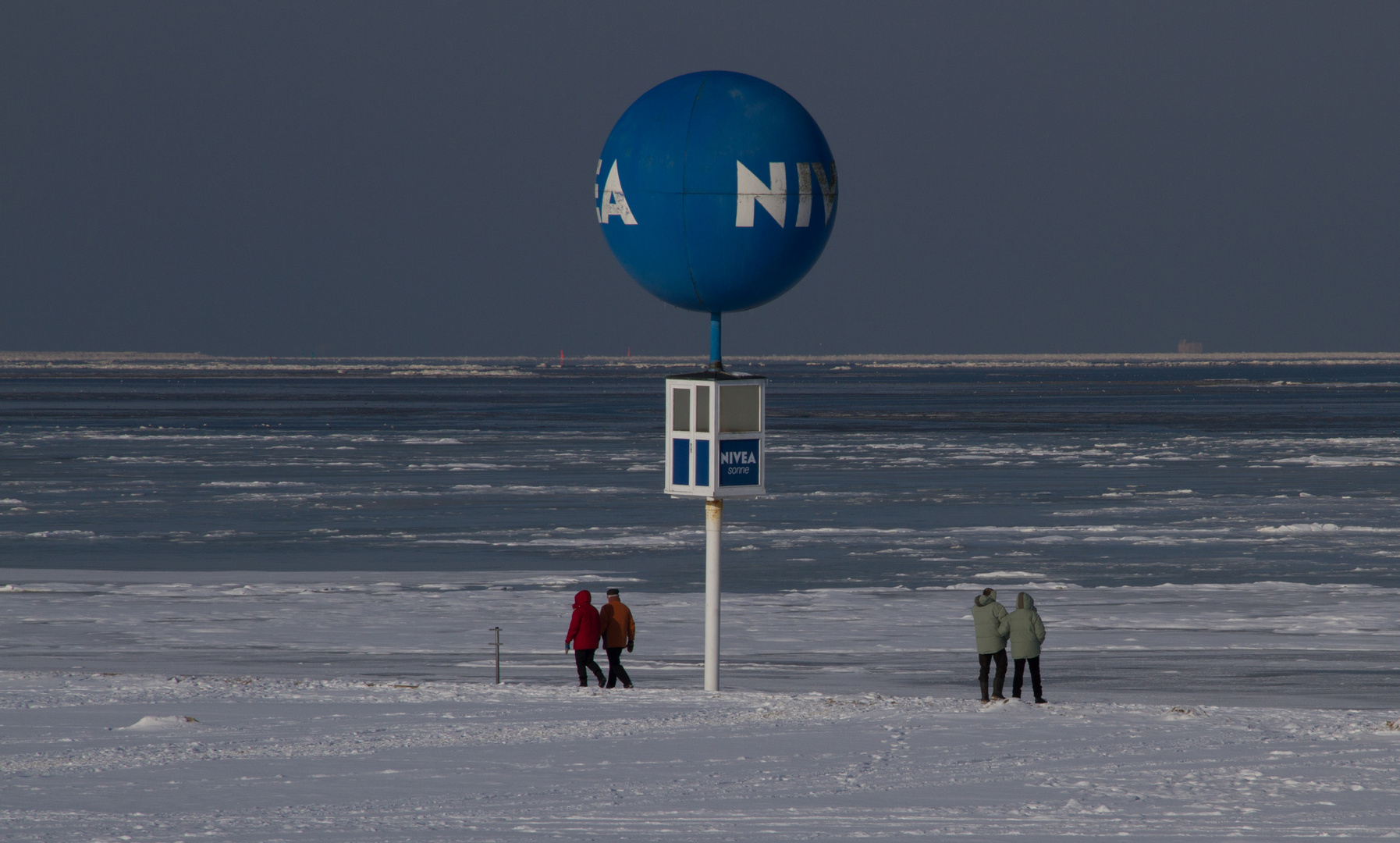 Winter am Strand von Dornumersiel