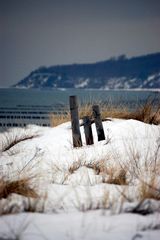 Winter am Strand von Hiddensee