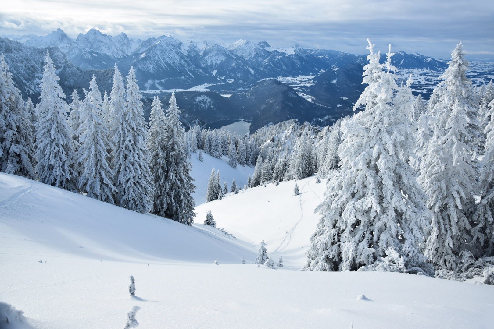 Winter am Tegelberg