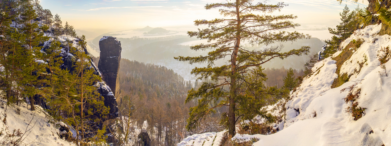 Winter am Teufelsturm