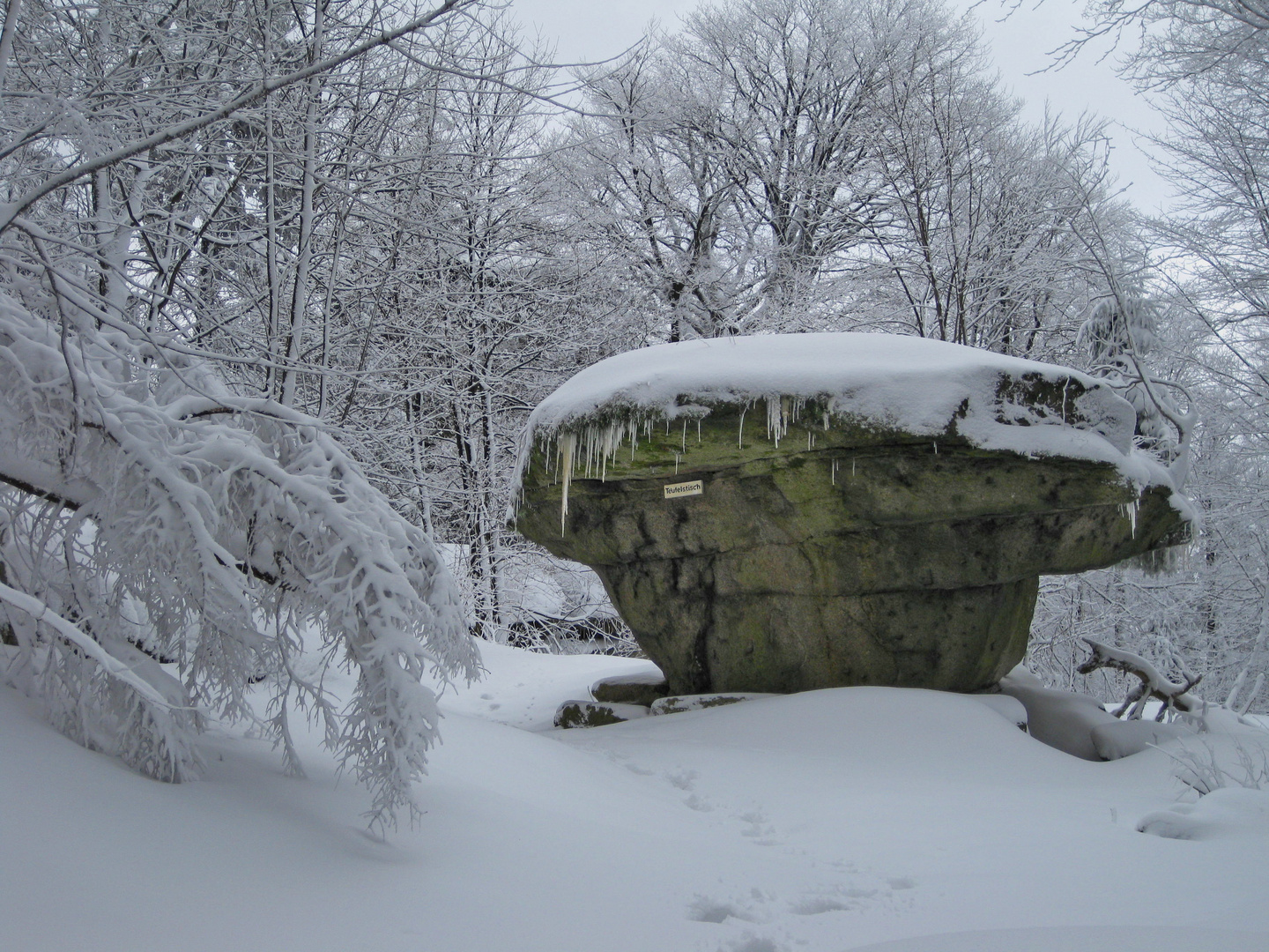 Winter am Waldstein - Teufelstisch