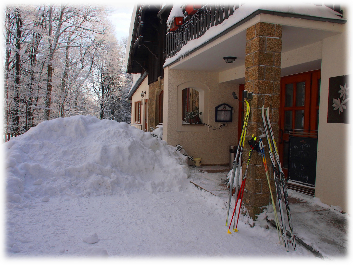 Winter am Waldsteinhaus