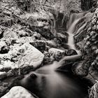 Winter am Wasserfall