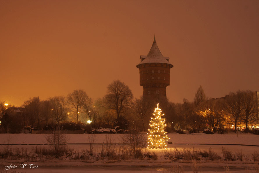 Winter am Wasserturm