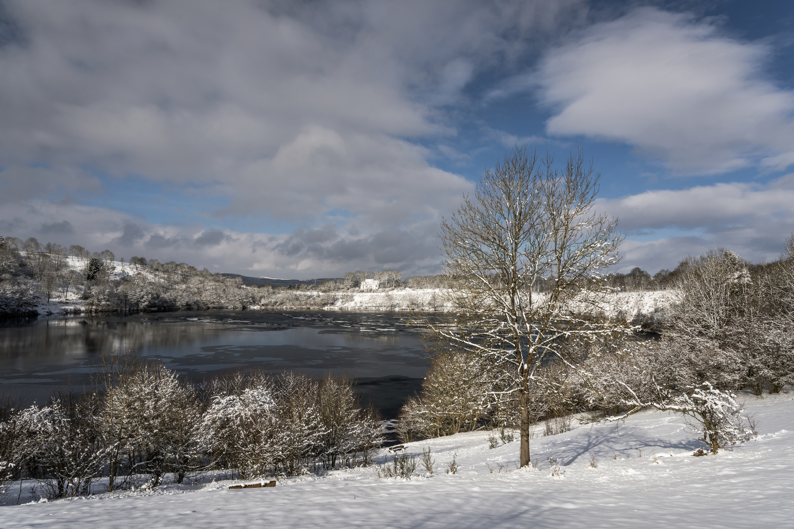 *Winter am Weinfelder Maar*