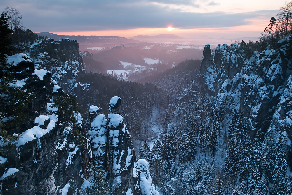 Winter am Zitronenkopf im Wehlgrund