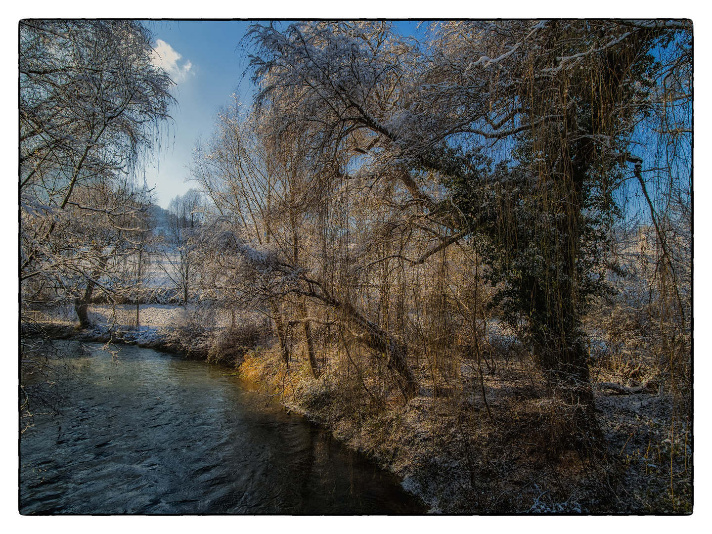 Winter an der Aach