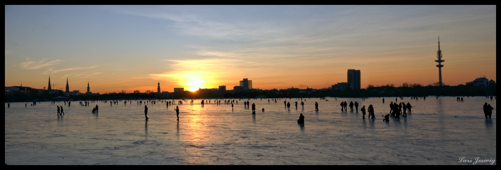 Winter an der Alster