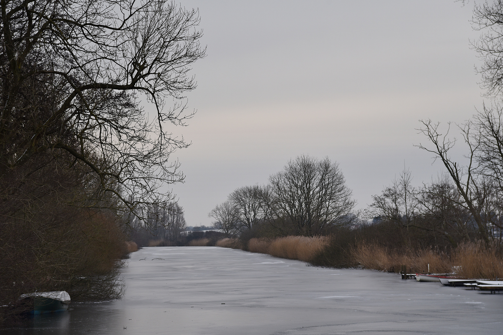 Winter an der alten Eider bei Kluvensiek