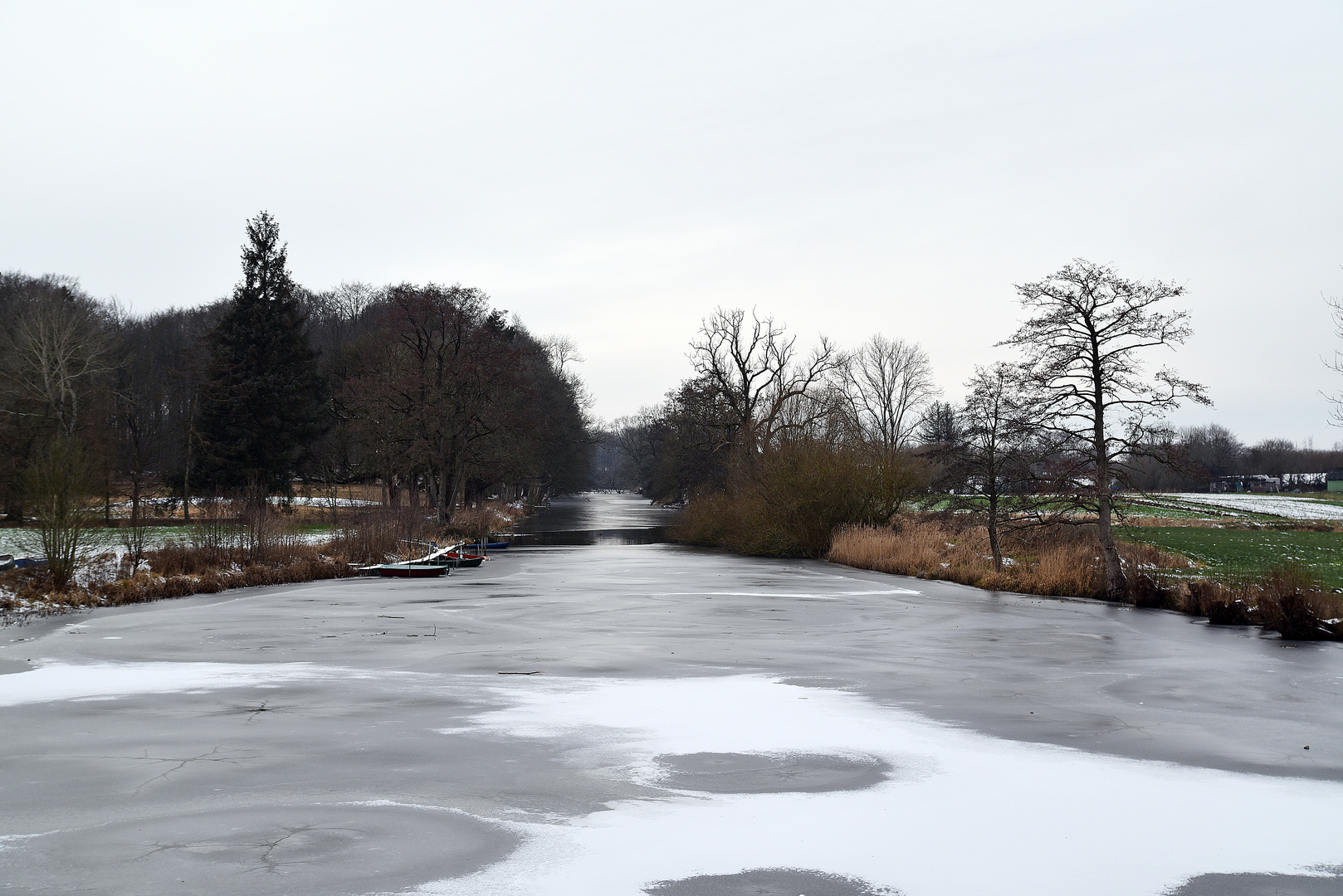 Winter an der alten Eider bei Kluvensiek