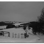 Winter an der belgischen Grenze