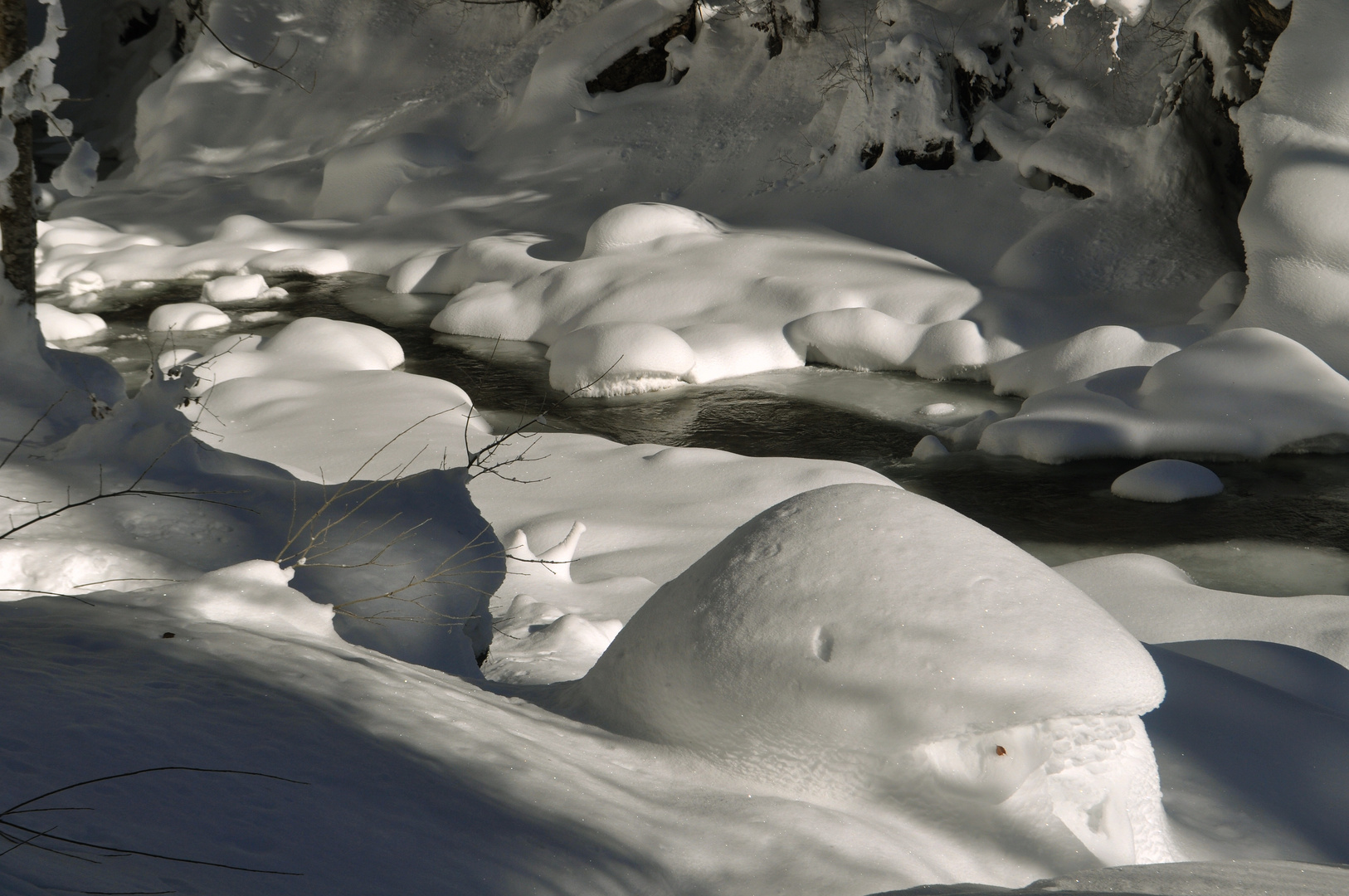 Winter an der Breitach