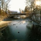 Winter an der Brücke