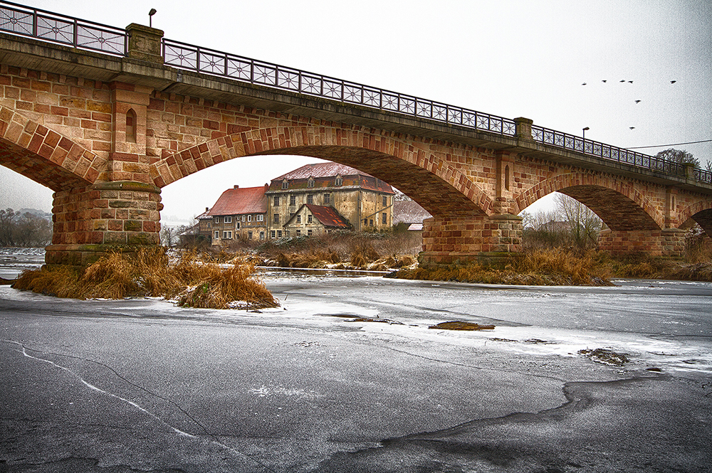 Winter an der Eder