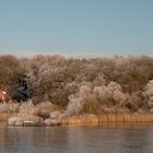 Winter an der Elbe ...