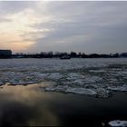 Winter an der Elbe