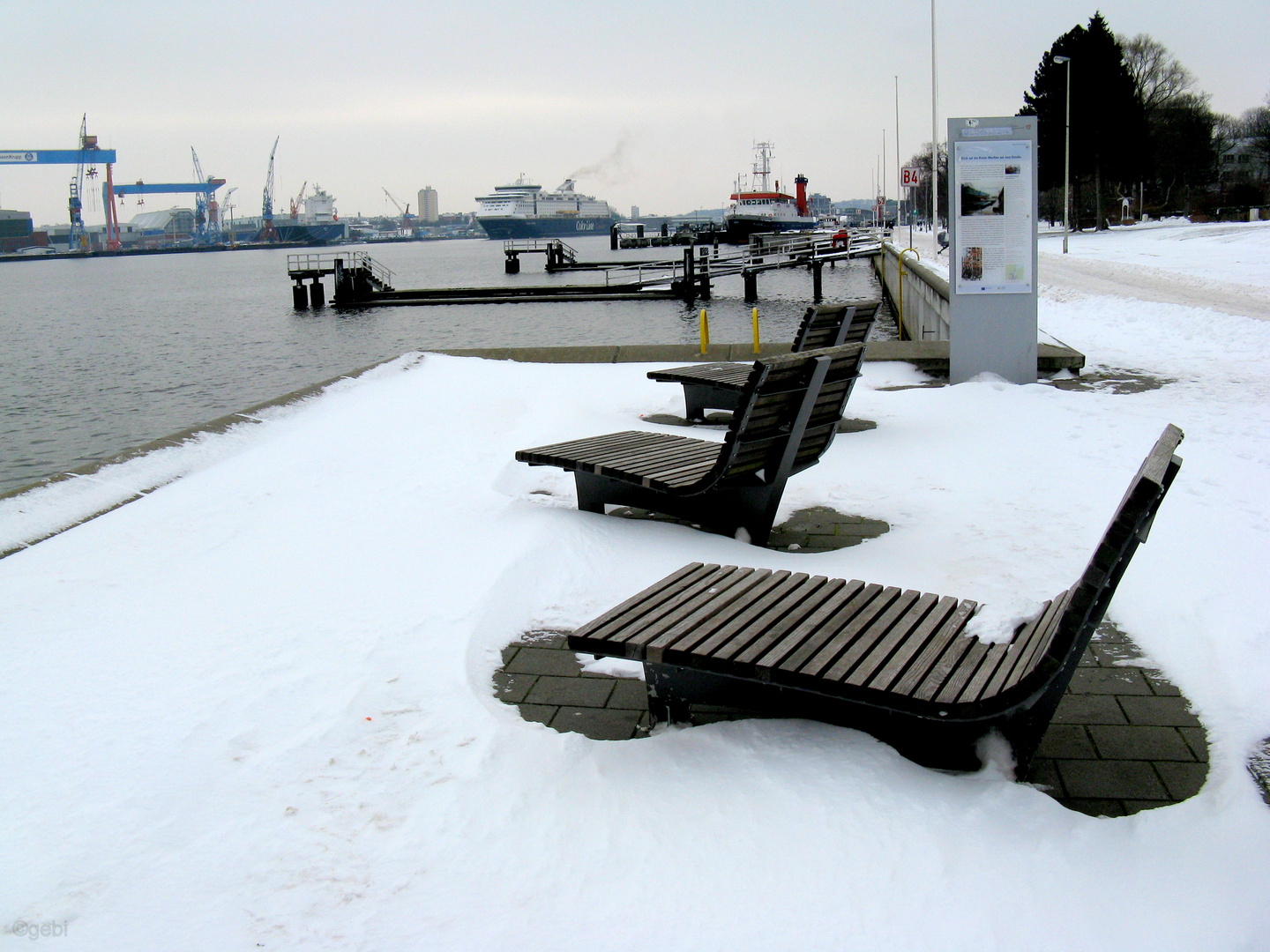 Winter an der Förde