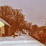 Winter an der Haltestelle St. Ottilien