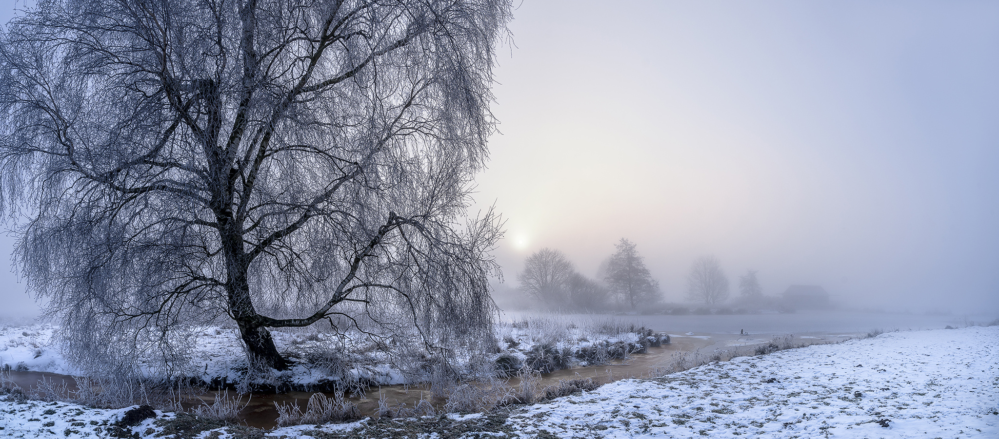 Winter an der Hamme