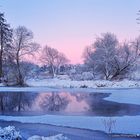 Winter an der Havel im Ortsteil Sachsenhausen von Oranienburg